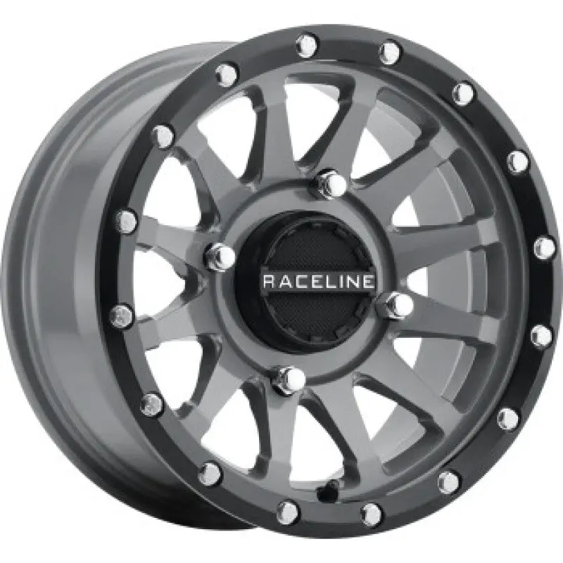 Raceline A95sg Trophy 14X7in / 4X137 Bp / 38Mm Offset / 110.18Mm Bore - Grey & Black Lip Wheel 1