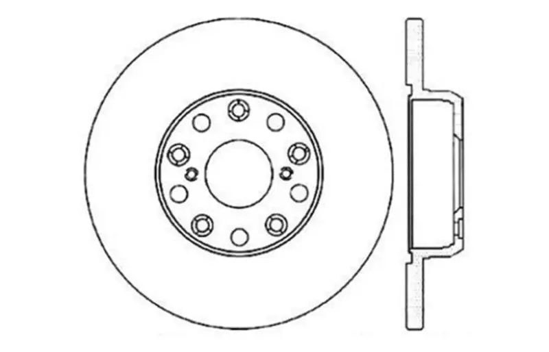 Stoptech Drilled Sport Brake Rotor 1