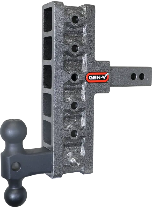 Gen-Y Mega Duty 2In Shank 7.5In Offset Drop 1.5K Tw 10K Hitch W/Gh-031 Dual-Ball 1