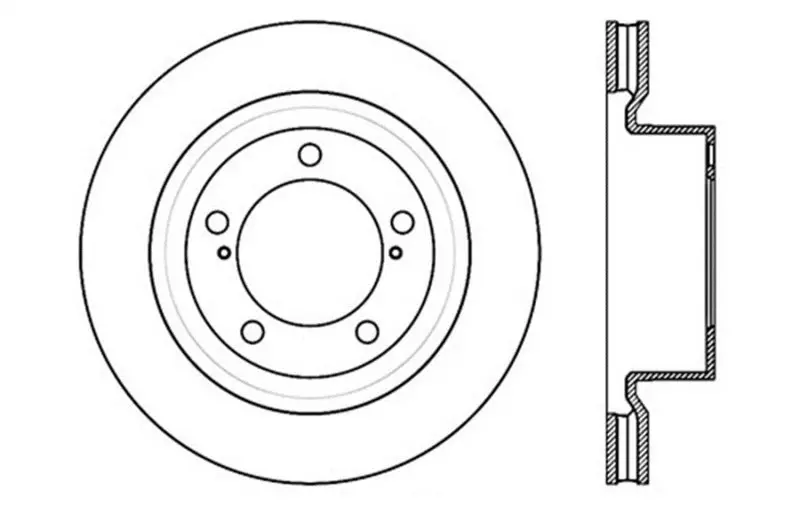 Stoptech Drilled Sport Brake Rotor 1