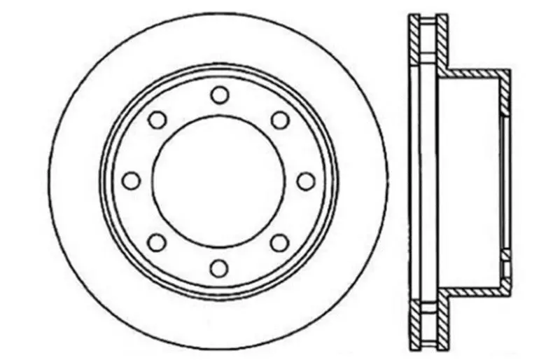 Stoptech Drilled Sport Brake Rotor 1