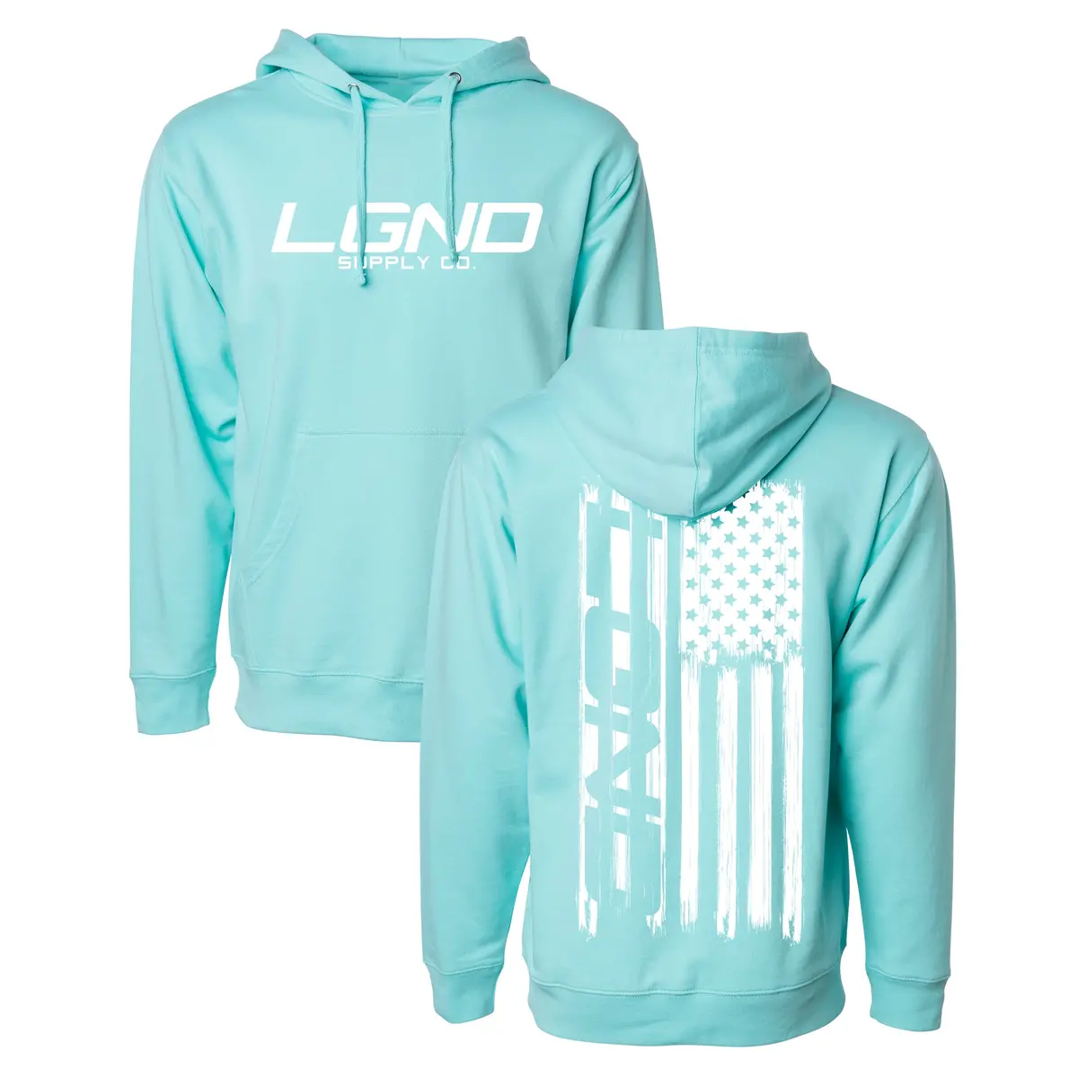 Mint Distressed Hoodie 1