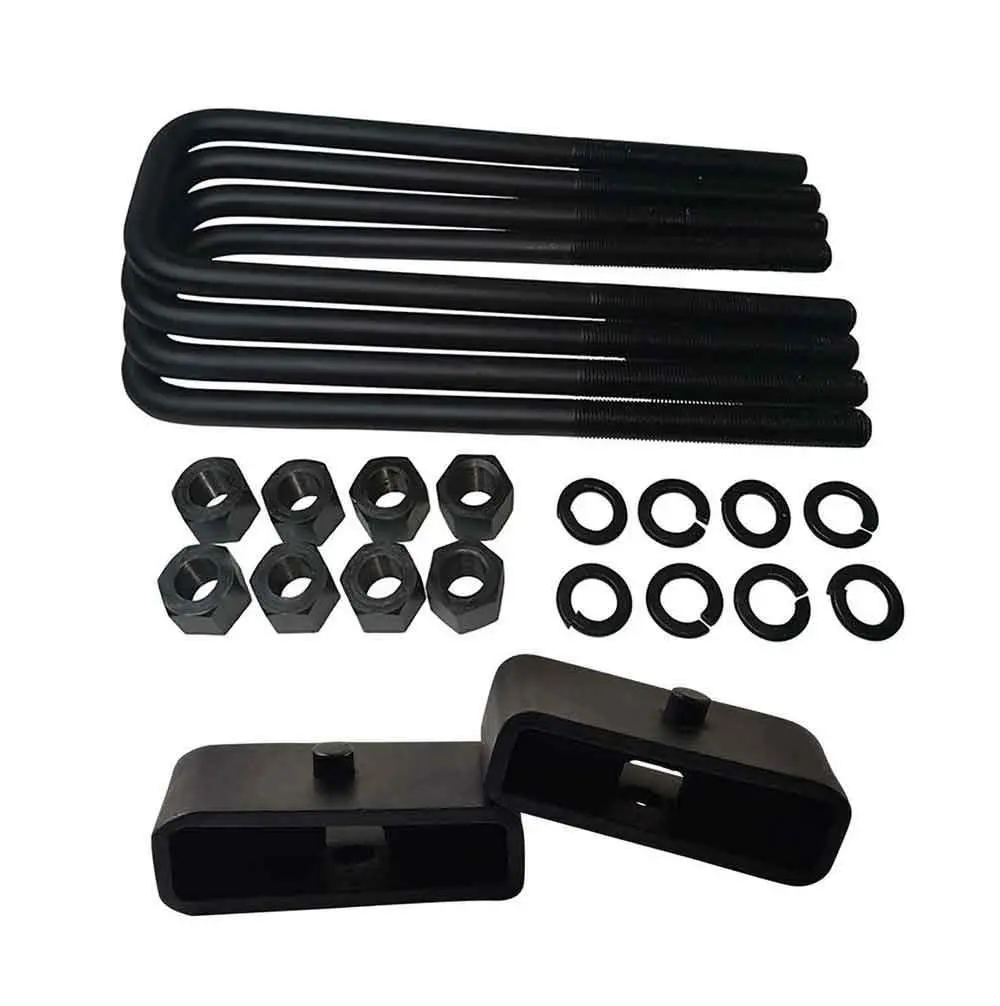 Steel Lift Blocks And Square U-Bolts Kit For Dodge Dakota 2Wd 4Wd 1