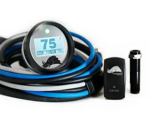 3.2 Dimmable Infrared Belt Temp Gauge (Black) 1