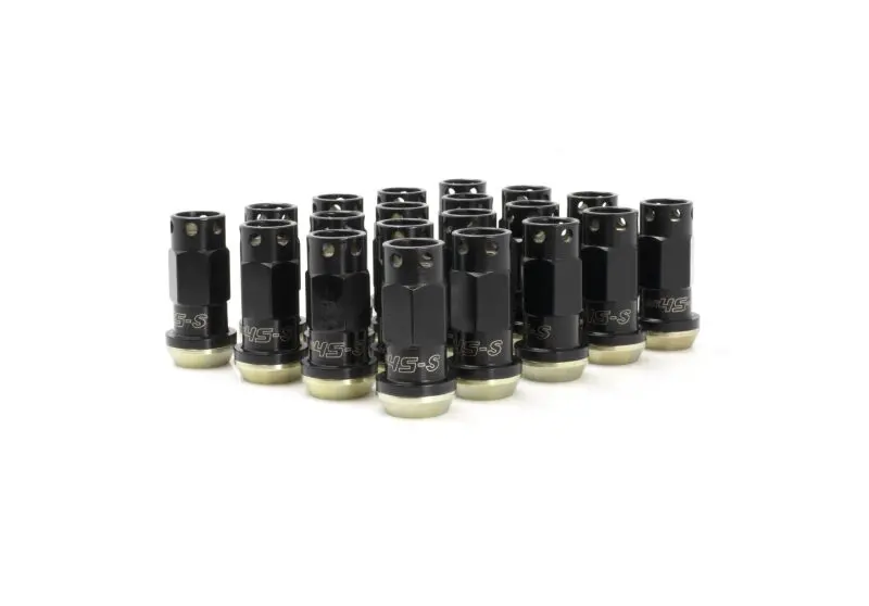 Wheel Mate Muteki Sr45-S Lug Nut Kit 12X1.50 - Black Finish W/ Yzp Washers 1