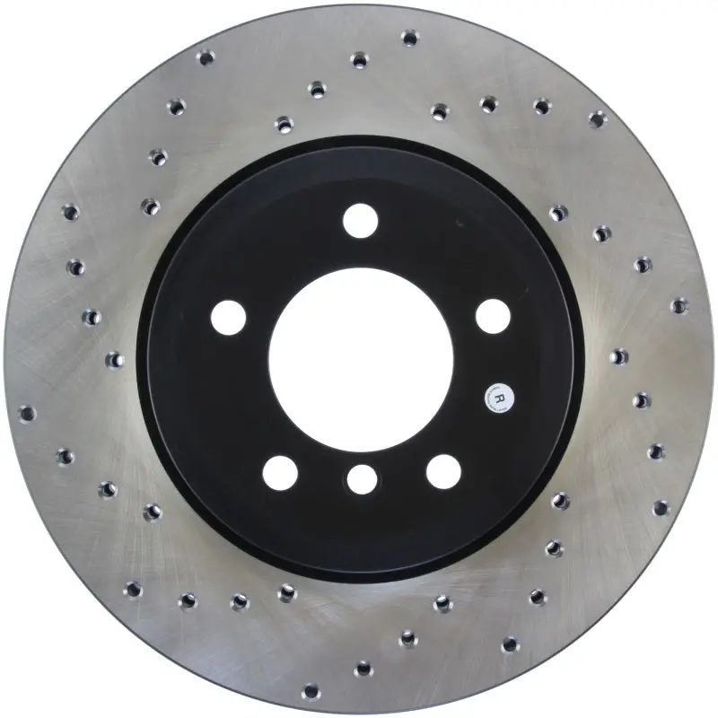 Stoptech 01-06 Bmw 330 Drilled Right Front Rotor 1