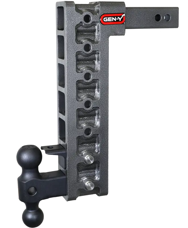 Gen-Y Mega Duty 2In Shank 15In Drop 10K Hitch W/Gh-031 Dual-Ball/Gh-032 Pintle Lock 1
