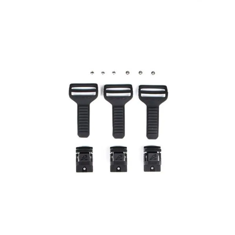 Evs Rs9 Buckle Kit (3 Male/3 Female/Hardware) Black - One Size 1