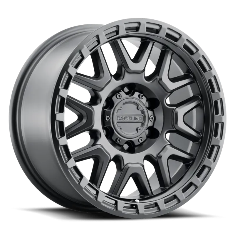 Raceline 953B Krank 16X8in / 5X114.3 Bp / 0Mm Offset / 72.62Mm Bore - Satin Black Wheel 1