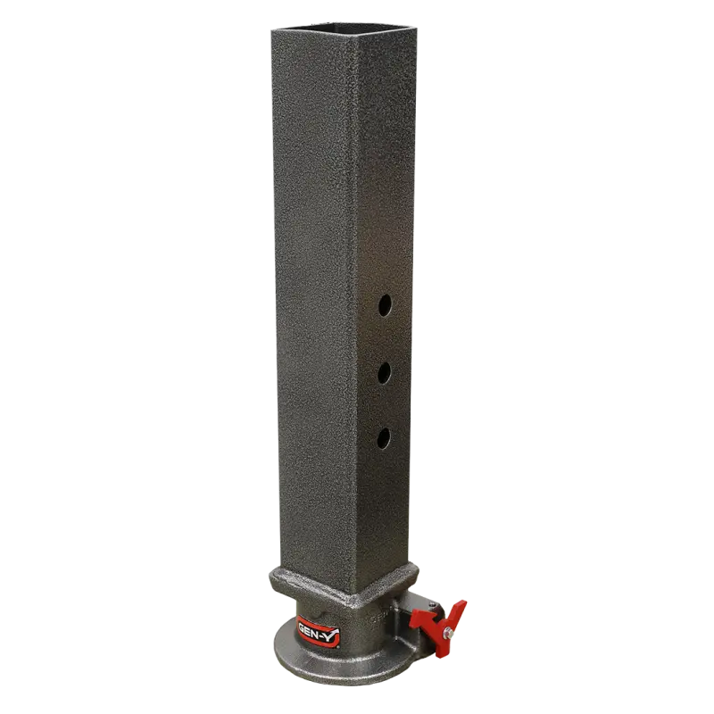 Gen-Y Viking 4In Square Tube Gooseneck Static Hitch W/Snaplatch 2-5/16In Coupler 8.5K Tw 30K 1