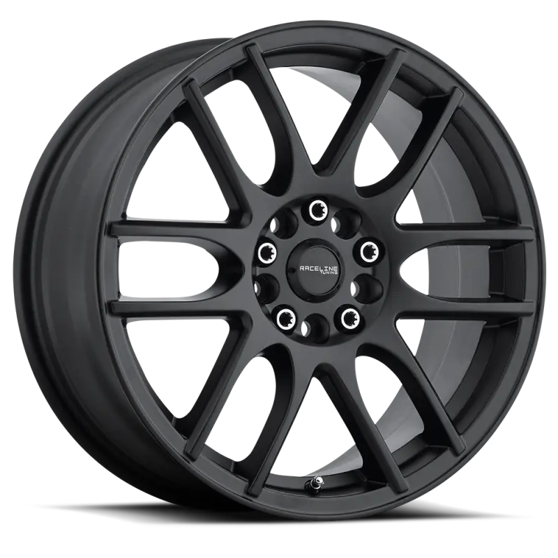 Raceline 141B Mystique 16X7in / 5X108/5X114.3 Bp / 40Mm Offset / 72.62Mm Bore - Satin Black Wheel 1