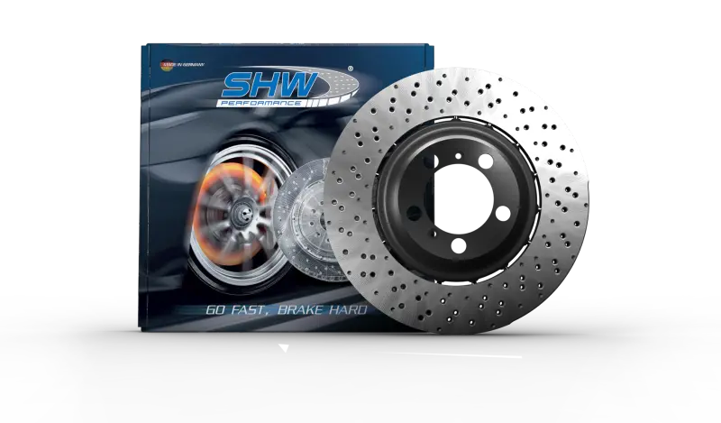 Shw 15-19 Ford Mustang Shelby Gt350 (Up To 2/4/2019) Left Front Drilled Lw Brake Rotor (Fr3z1125f) 1