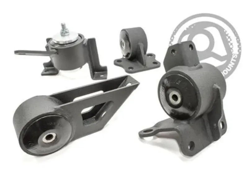 Innovative 05-12 Lotus Elise/Exige 2Zz Black Steel Mounts 60A Bushings 1