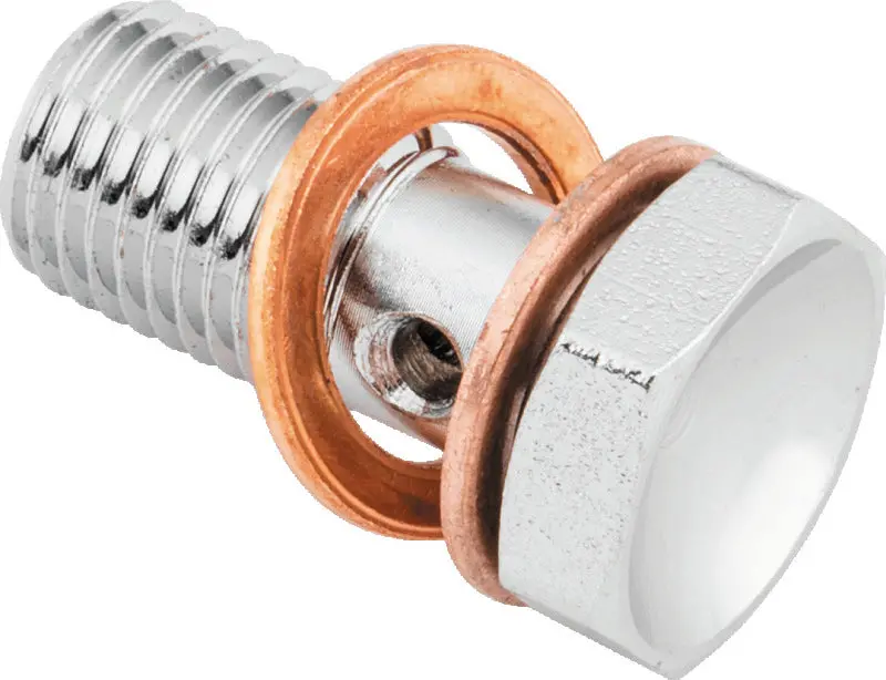 Twin Power Stainless Brake Fitting 3/8 Inch Banjo Bolt 1