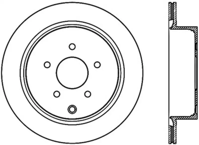 Stoptech Power Slot 03-09 Infiniti Fx35/Fx45/Nissan Murano Sportstop Cryo Slotted Left Right Rotor 1