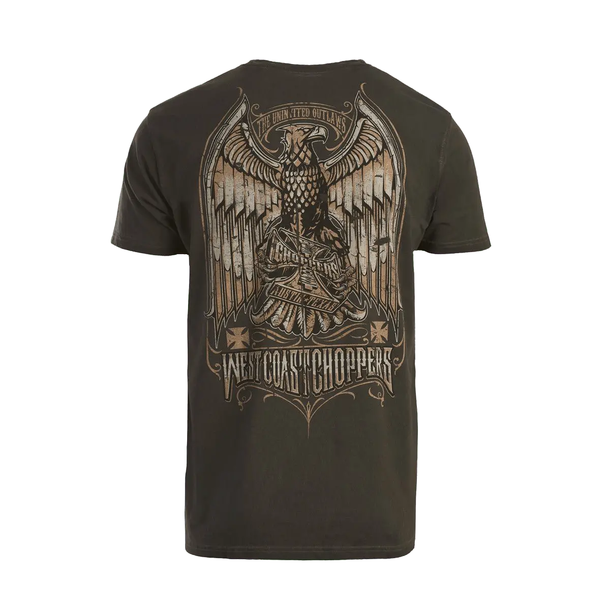 Eagle Crest Tee - Oil Dye Anthracite 1