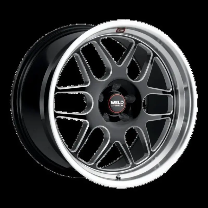 Weld Solana 20X12 / 5X115 Bp / Et5 / 71.6Mm Bore - Gloss Black Mil Dia Wheel 1