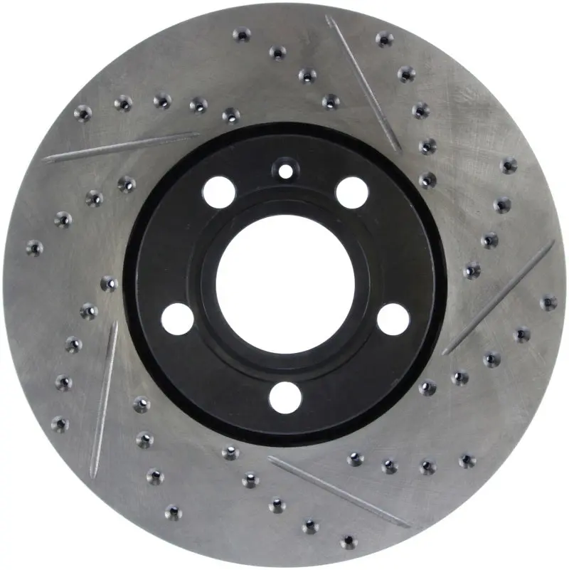 Stoptech 96-7/04 Audi A4 / 95-01 A6 / 7/98-05 Vw Passat Left Front Slotted And Drilled Rotor 1