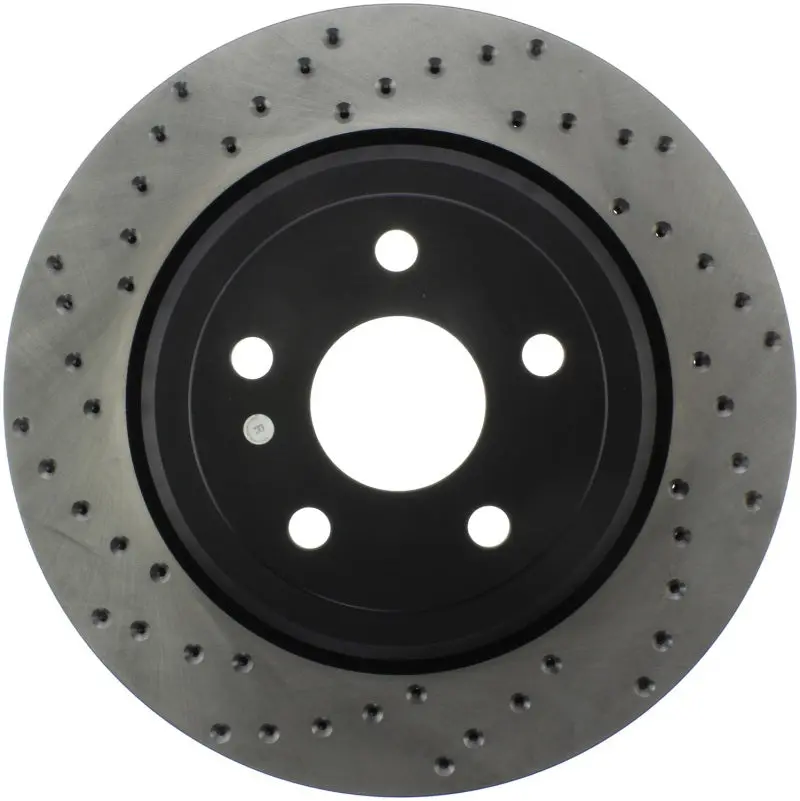 Stoptech Sport Cross Drilled Brake Rotor - Front Left 1