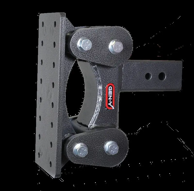 Gen-Y The Boss Torsion-Flex Pintle Plate 3In Shank 6.5In Drop 2.4K Tw 21K Hitch 1