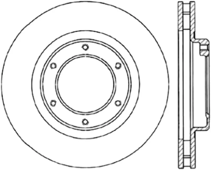 Stoptech Cryo Slotted Sport Brake Rotor - Right 1