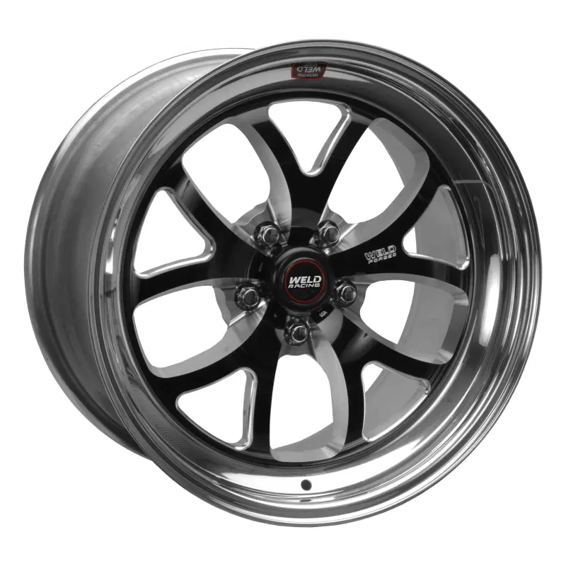 Weld S76 18X9.5 / 5X4.5 Bp / 6.7In. Bs Black Wheel (Medium Pad) - Non-Beadlock 1
