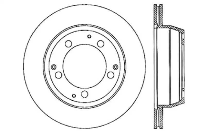 Stoptech Drilled Sport Brake Rotor 1