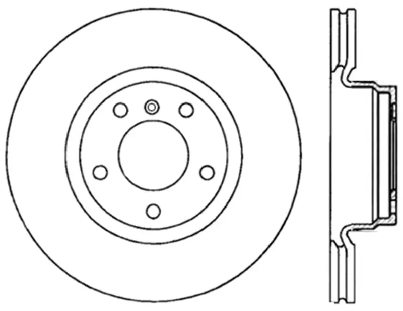 Stoptech Drilled Sport Brake Rotor 1