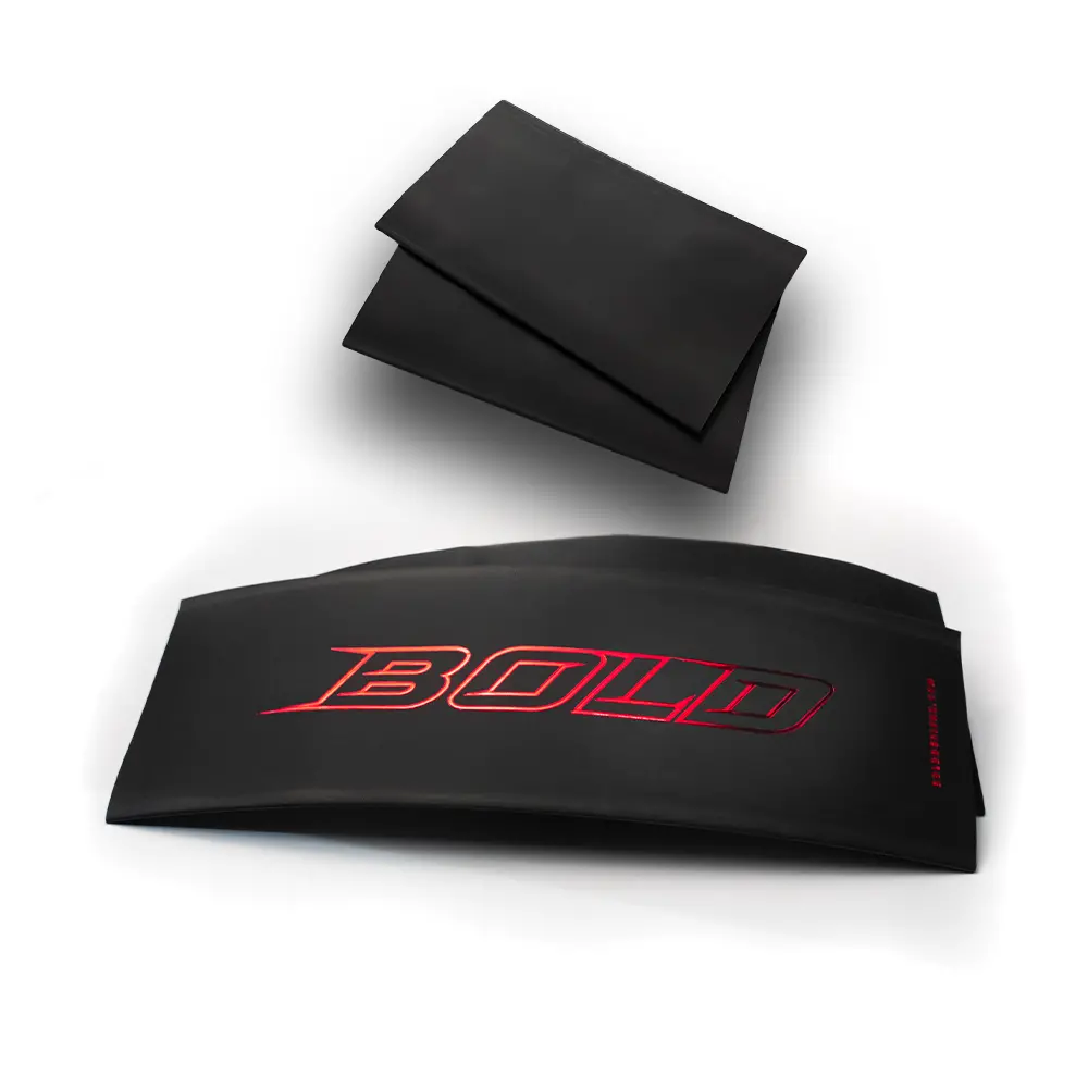 Red Fork Covers - Full Set (Blacked Out Forks) 1