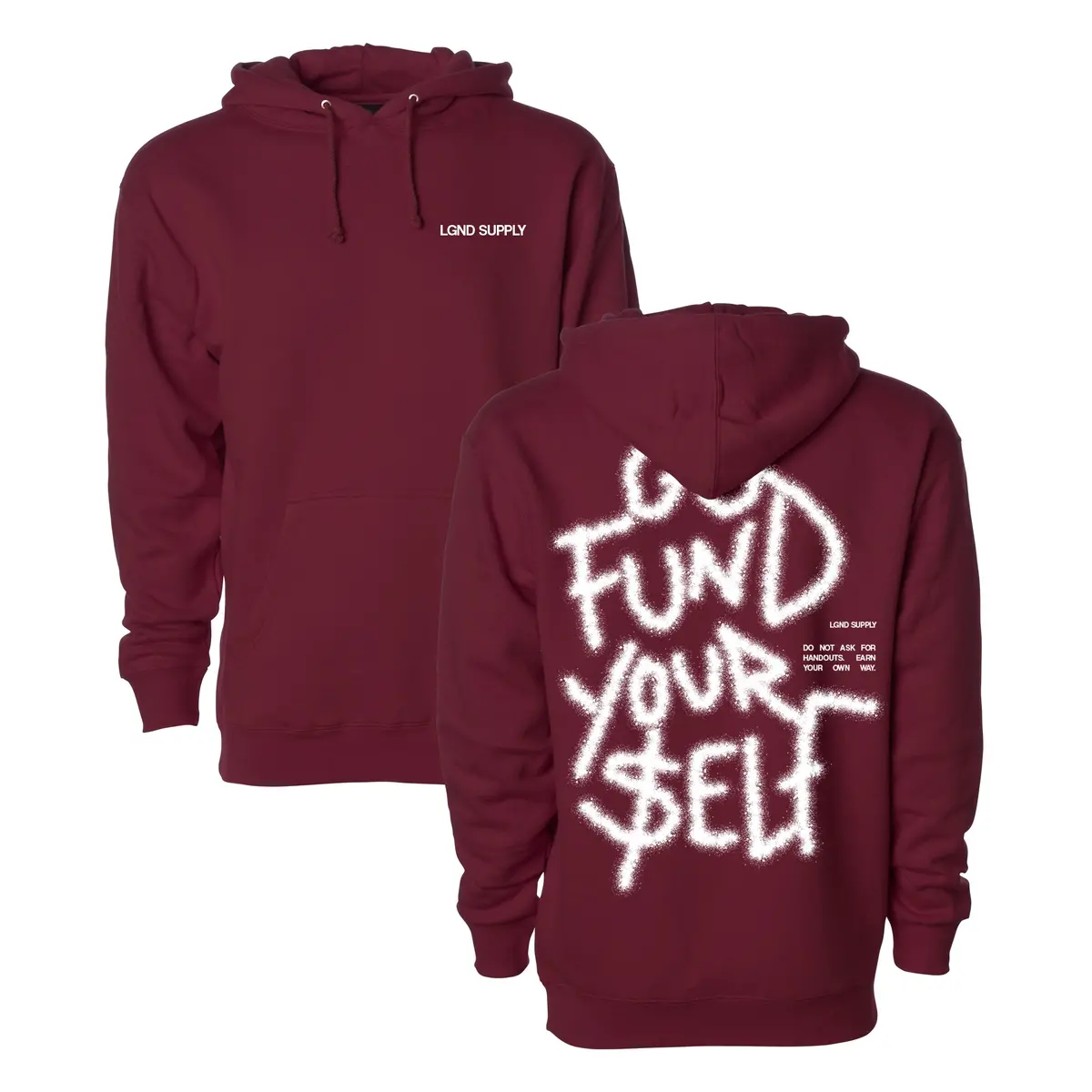 Go Fund Yourself Heavyweight Hoodie 1
