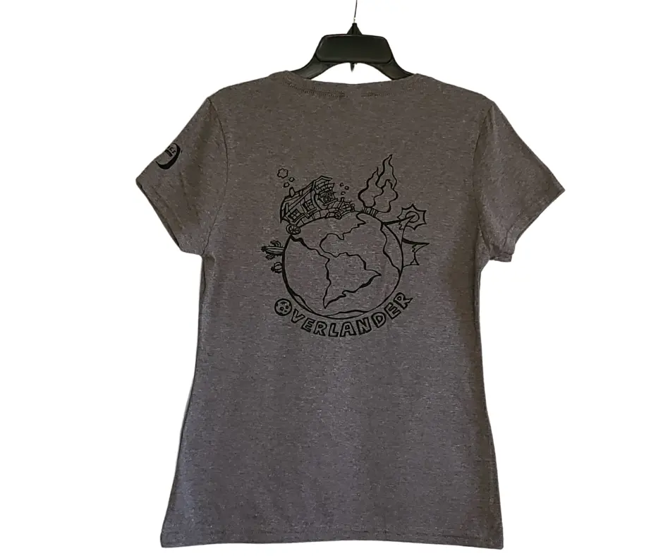 Tire Table Women's V-Neck T-Shirts 1