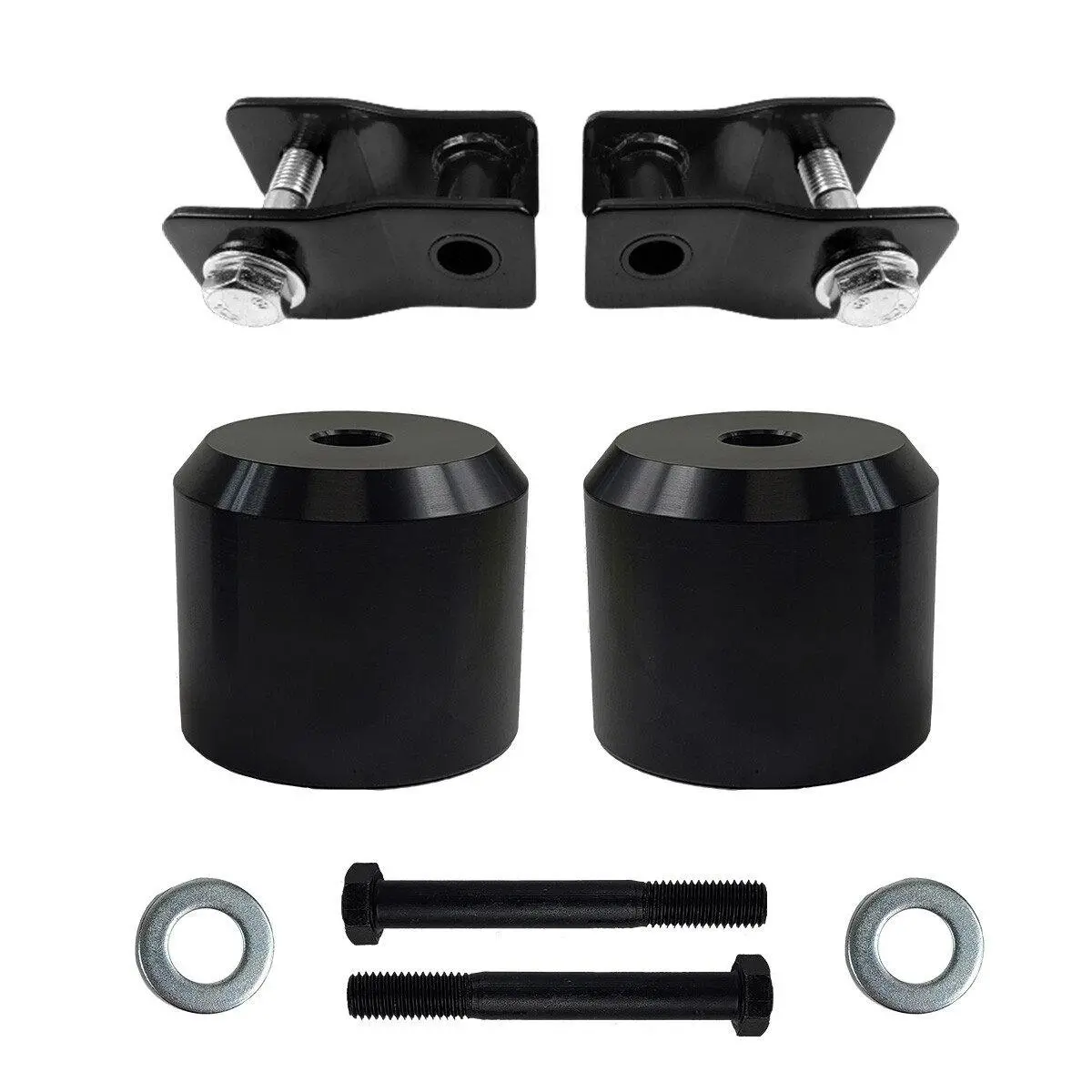 Front Steel Lift Spacers For Ford F250 F350 Super Duty + Shock Extenders 4Wd 1