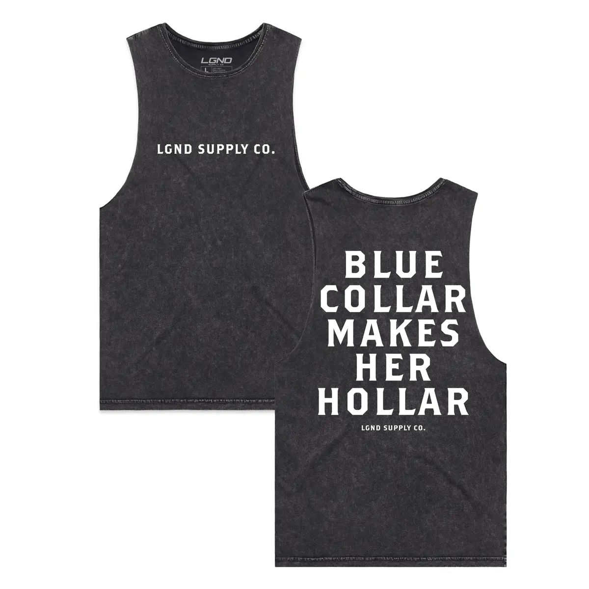 Blue Collar Muscle Tee 1