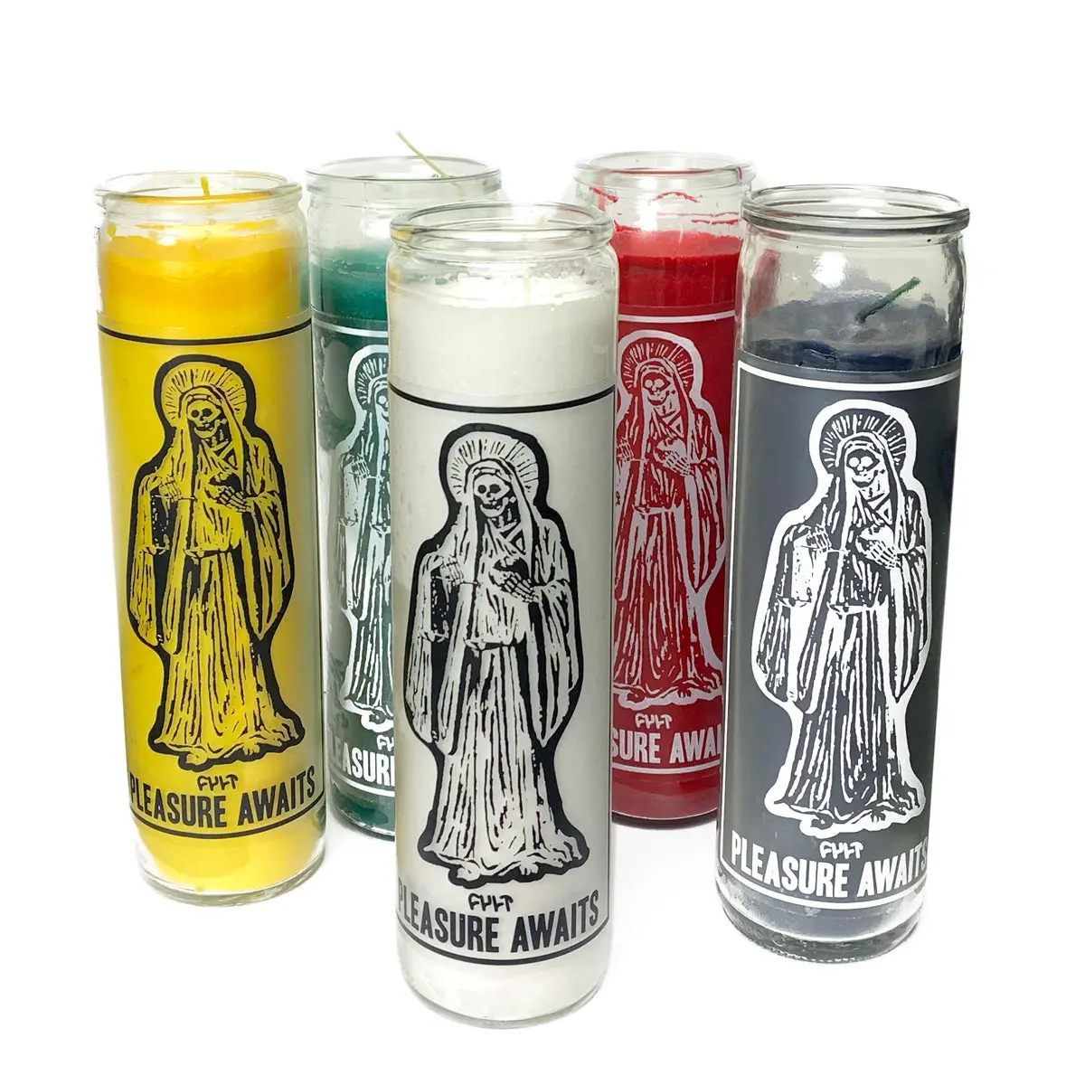 Pleasure Awaits Glass Candle 1