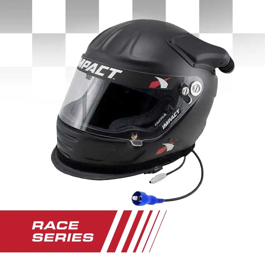 Impact Race Offset Air Draft Os20 Helmet Wired Offroad (Small) 1
