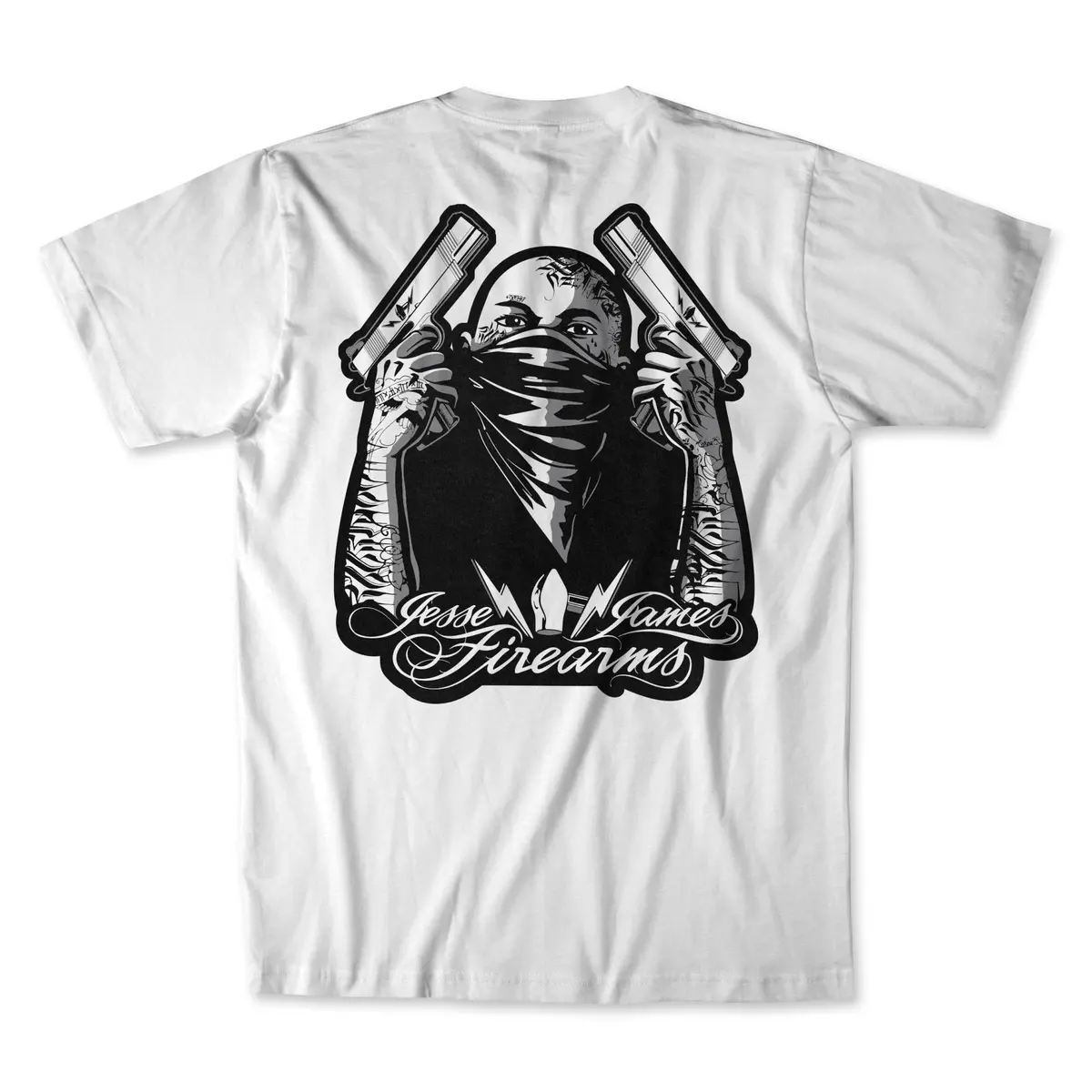 Jjfu Dos Pistolas Tee - White 1