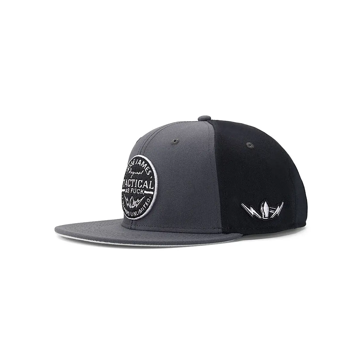 Jjfu Tactical As F*Ck Flatbill Hat - Charcoal/Black 1