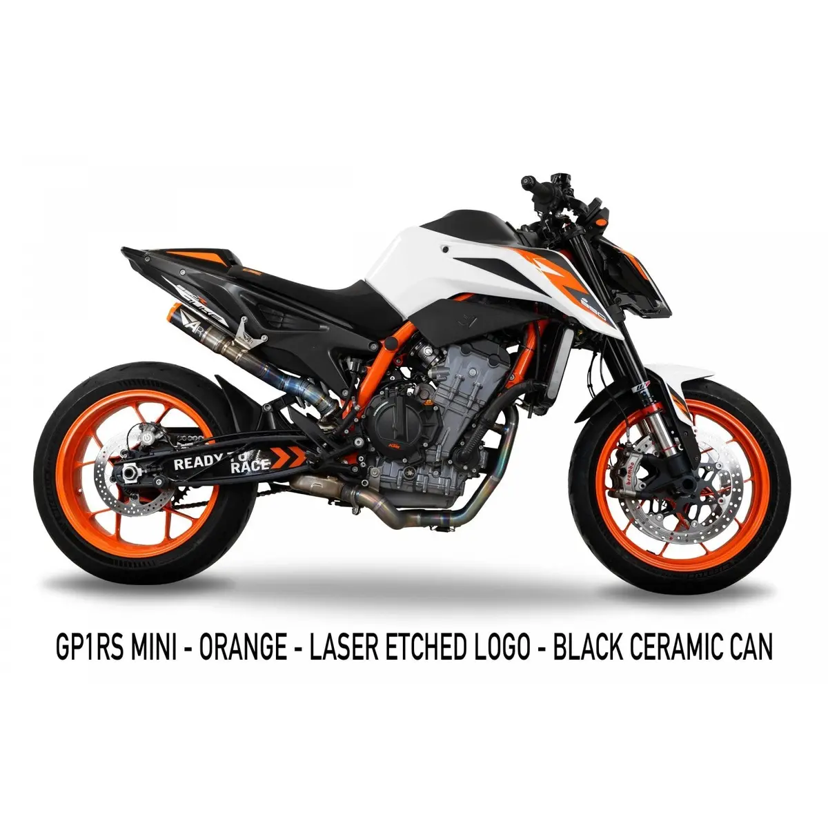 Austin Racing  Ktm Duke 890/790 Rs22 Underseat Db Compliant & Race Slip-On Exhaust Systems Ar79 1