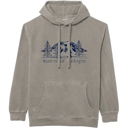 Rainier Mountain And Trees Sweatshirt 1
