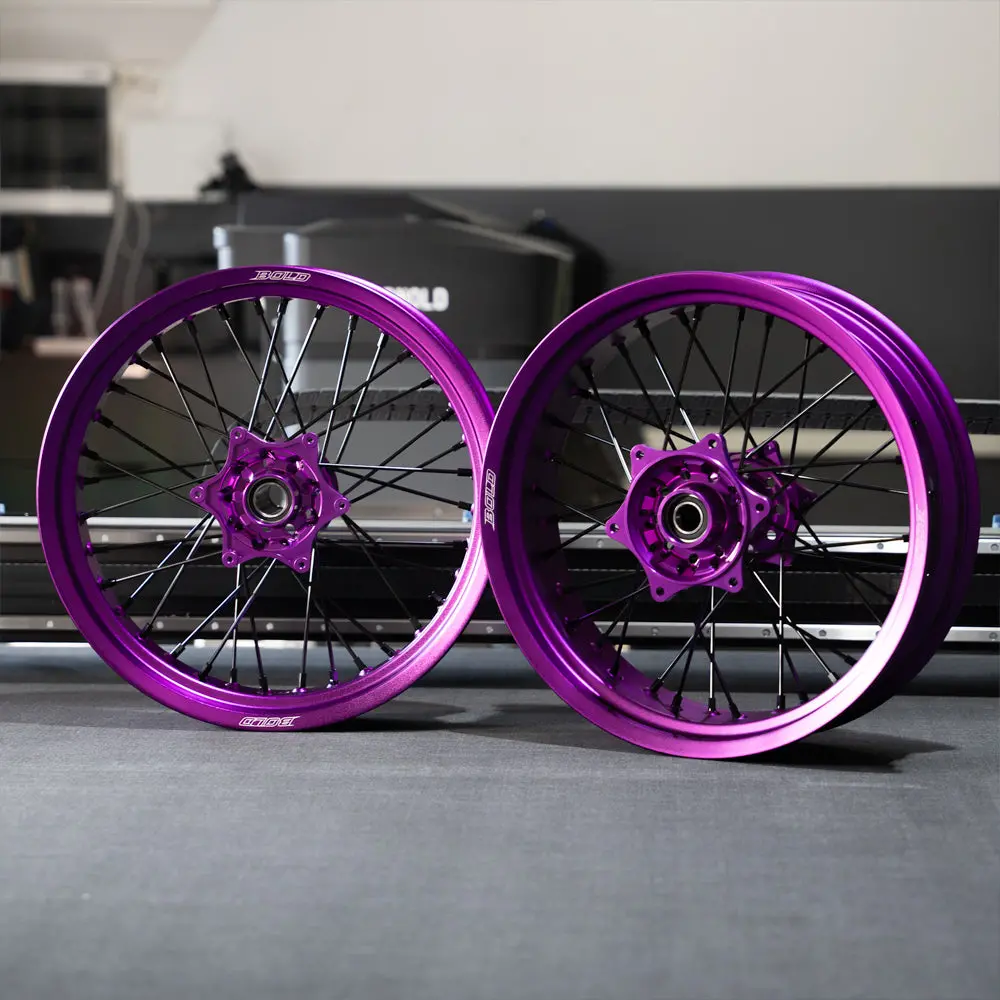Bold. Full Purple - Supermoto Wheelset 1