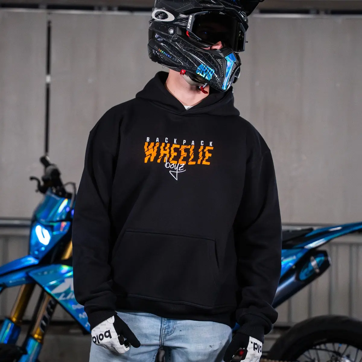 Bpwb Orange Slash Hoodie V2 (Oversize Fit) 1