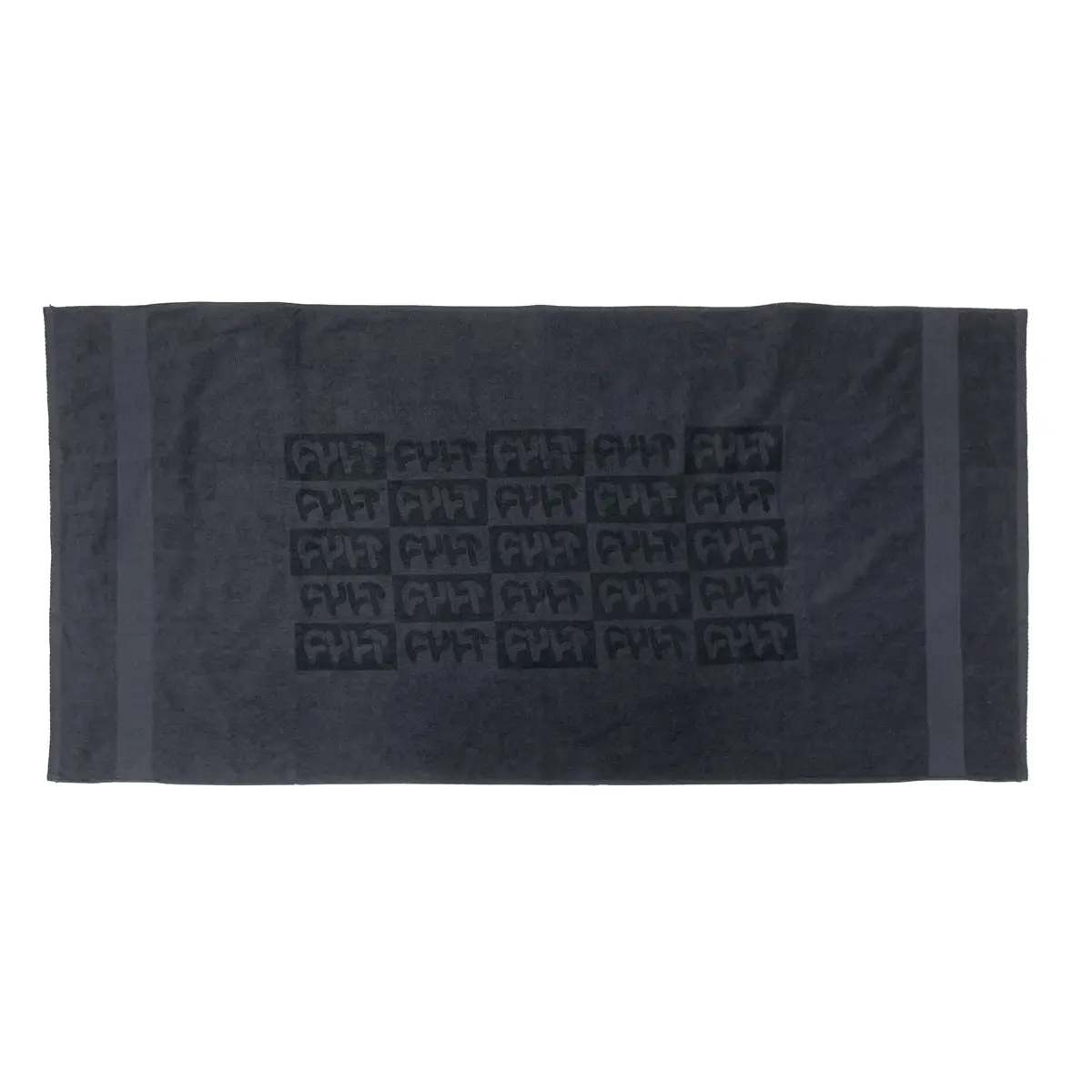 Pattern Towel / Dark Grey 1