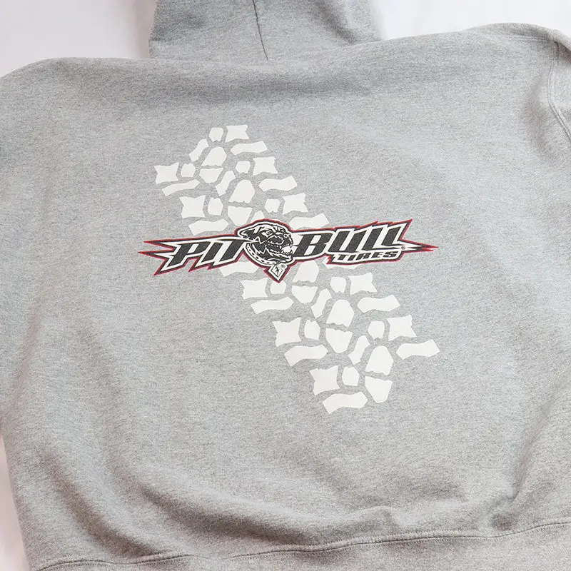 Pit Bull Tires Gray Sweat Shirt - Rocker Tread 1