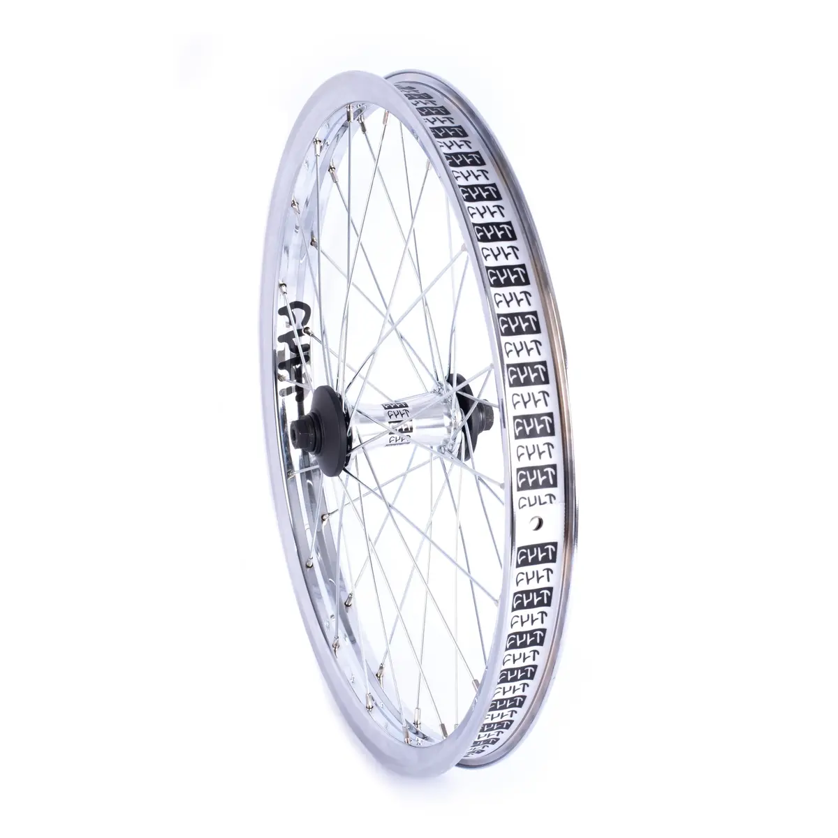 Crew Front Wheel V2 / Black & Polished 2
