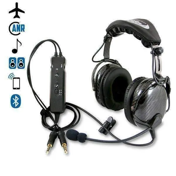 Rugged Air Ra980 Wireless Anr General Aviation Pilot Headset 1