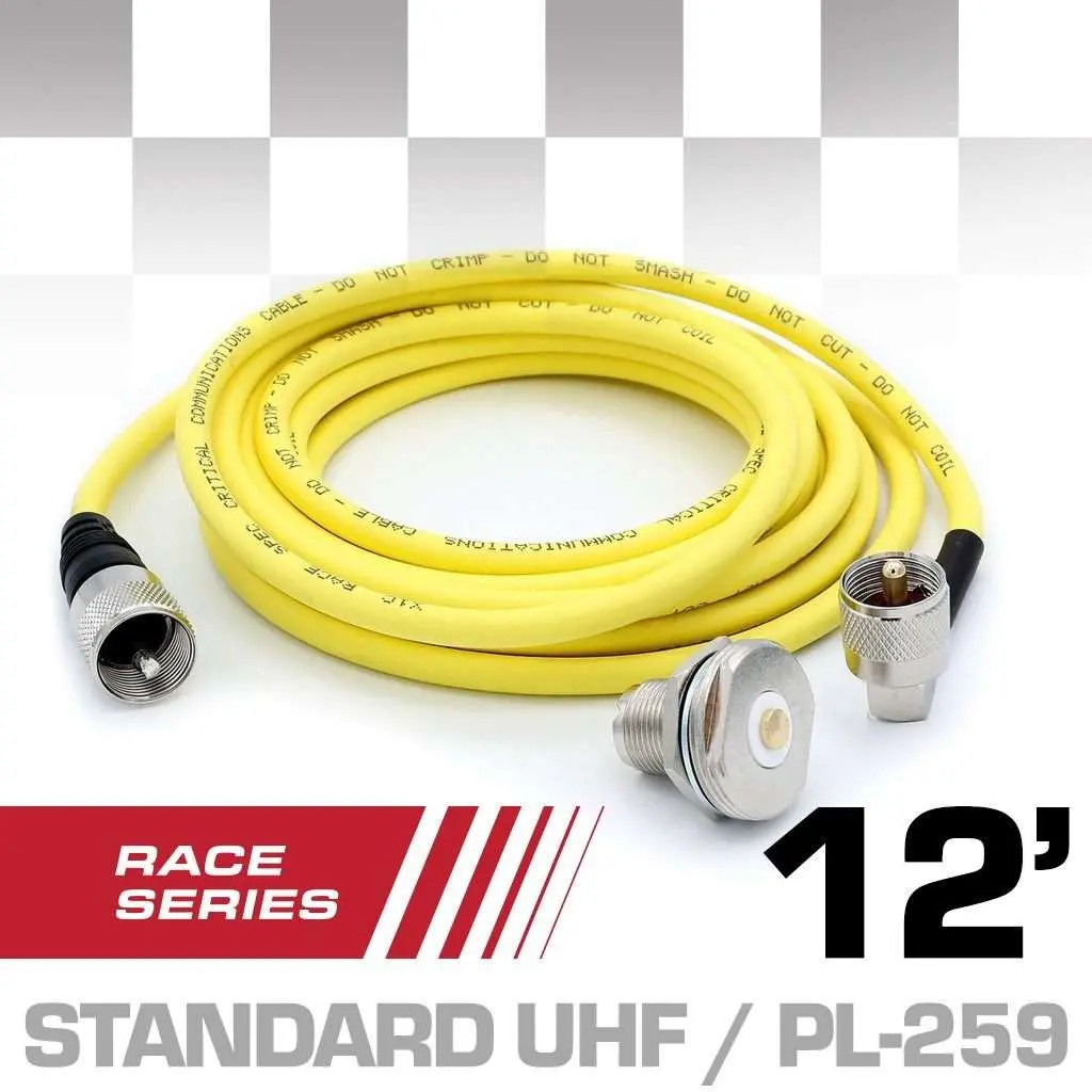 Critical Race 12' Antenna Cable Kit W/ Nmo Bulkhead 1