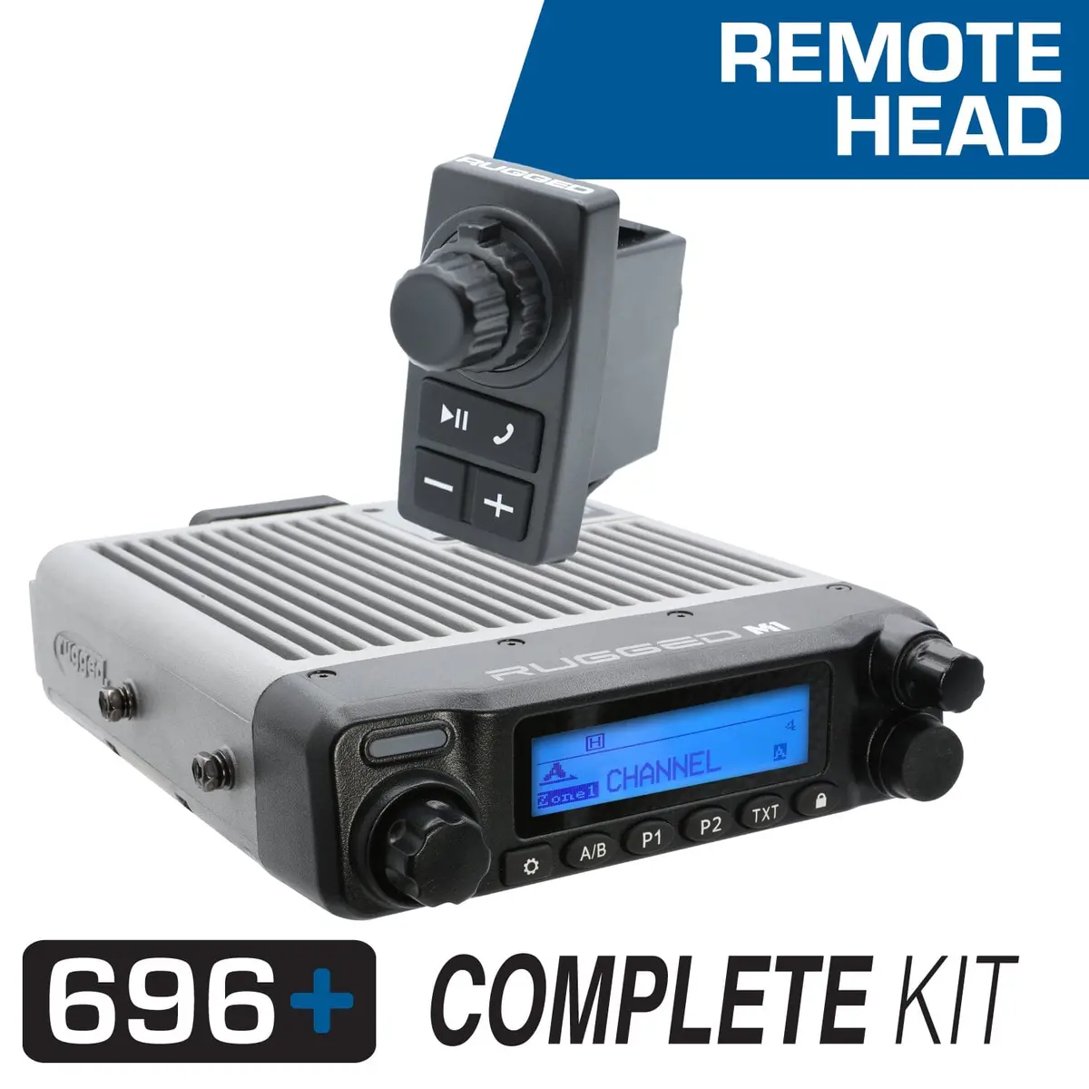 699 Plus Remote Head Complete Communication Kit - With Over The Head Alpha Bass Headsets 1