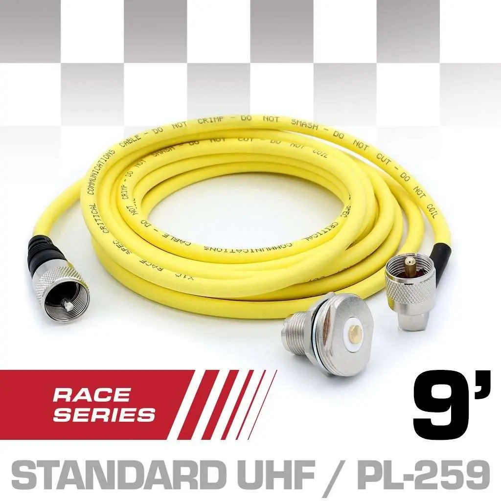 Critical Race 9' Antenna Cable Kit W/ Nmo Bulkhead 1