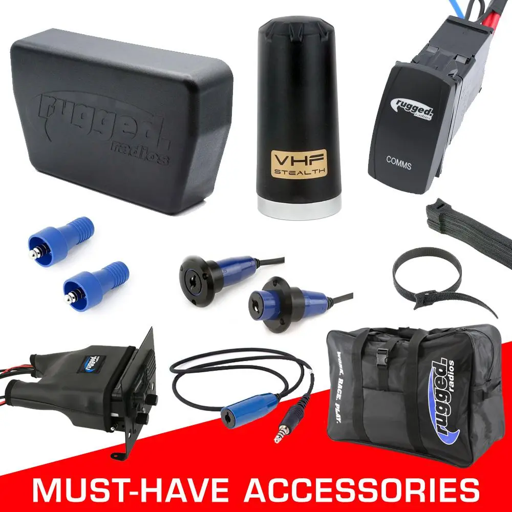 Alpha Accessory Kit For Utv/Sxs - With Intercom Extension Cables (For Headsets) 1