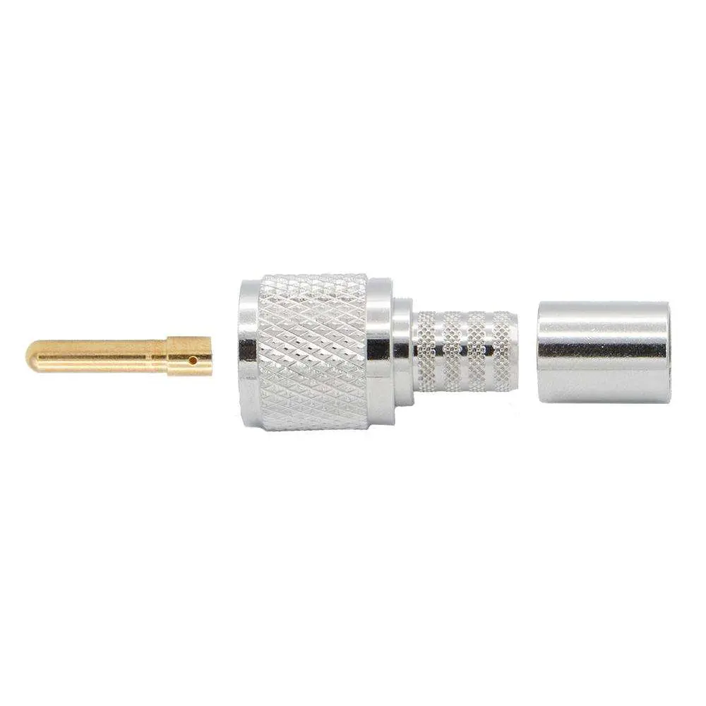 Crimp-On Male Pl259 Uhf Connector For Rugged Lmr400-Uf Cable 1
